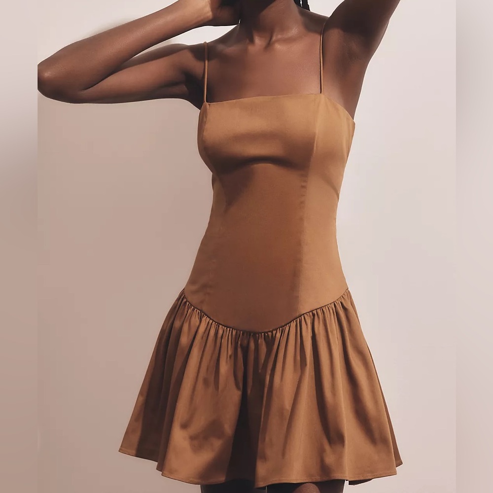 ANTHROPOLOGIE MAEVE DROP-WAIST MINI DRESS‎